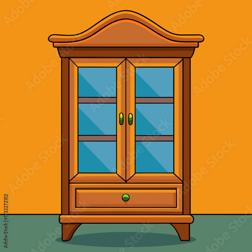 vintage window with wooden shutters