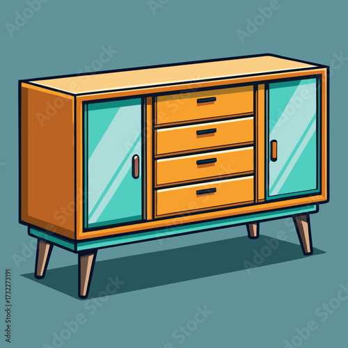 vector illustration of furniture