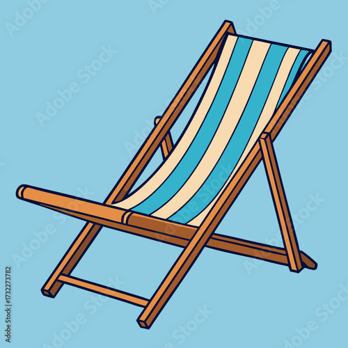 beach chair with umbrella