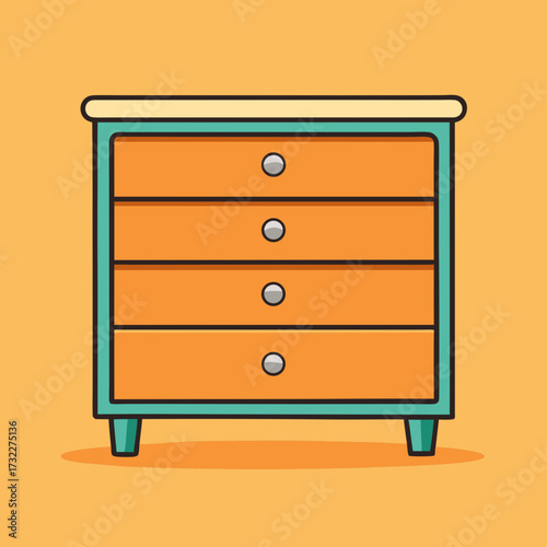 wooden chest of drawers