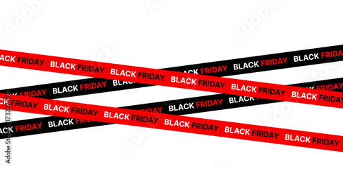 crime scene crime scene tape .Black Friday tape scene icon vector