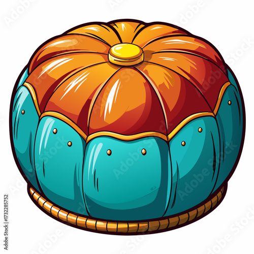 pumpkin in a cap