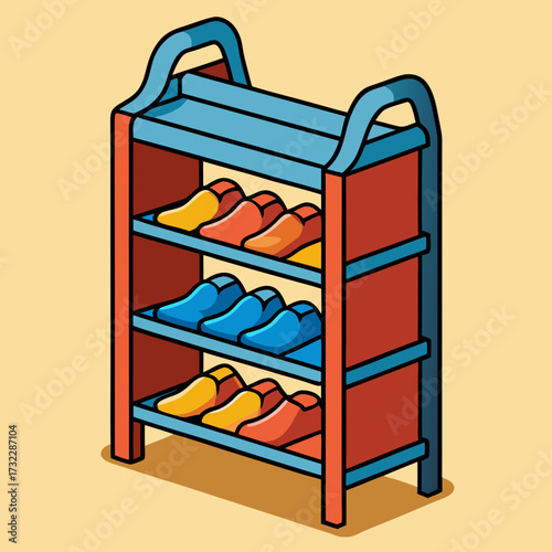 shop window with a wardrobe