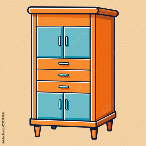 vector illustration of furniture icon