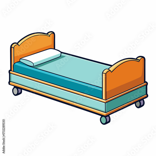 bed with pillows