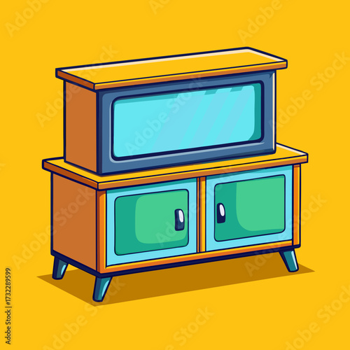 retro television set