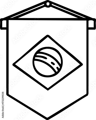 brazil national flag hanging banner