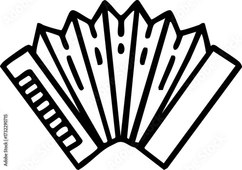 a traditional accordian brazilian instrument