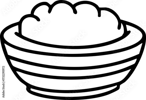 brazilian traditional rice in bowl