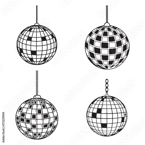 disco ball vector