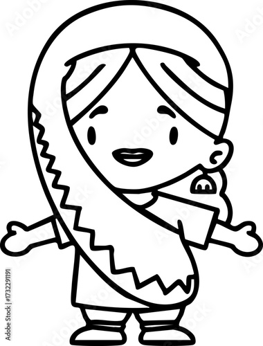 indian woman in traditional clothing