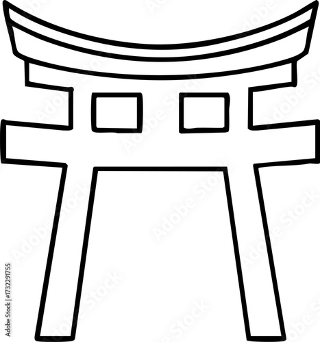 japanese shinto torii shrine gate
