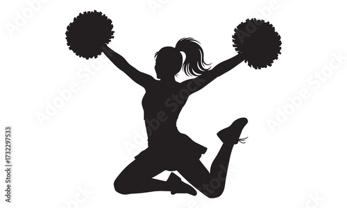 Six Cheerleading Dance Moves for Beginners Silhouette