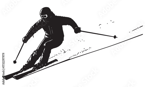 Downhill Skiing Posture for Beginners