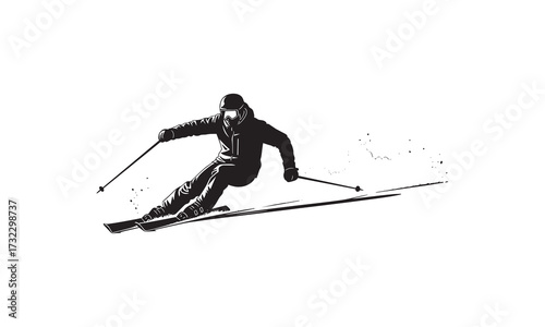 Downhill Skiing Posture for Beginners