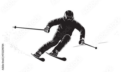 Downhill Skiing Posture for Beginners