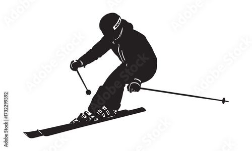 Downhill Skiing Posture for Beginners