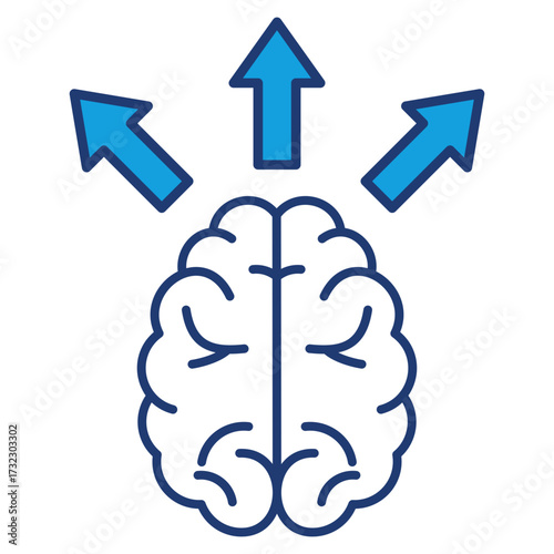 Mindset Blue Icon