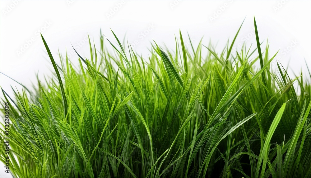 Obraz premium Grass Isolated On White Background