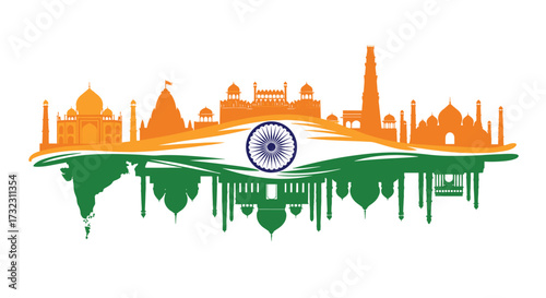 Celebrating India's rich heritage and vibrant culture through iconic landmarks.
