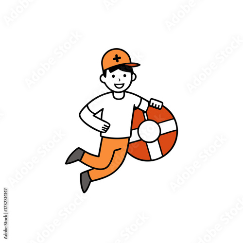 dynamic professional nfp rescue operations vector 
