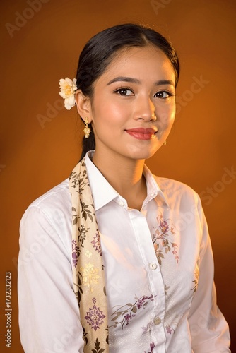 portrait of a young woman