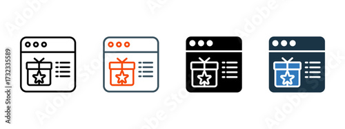 Loyalty Program multiple icon style vector illustration