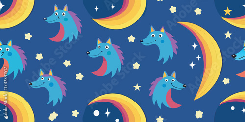 Miscellaneous seamless pattern for kids and adult