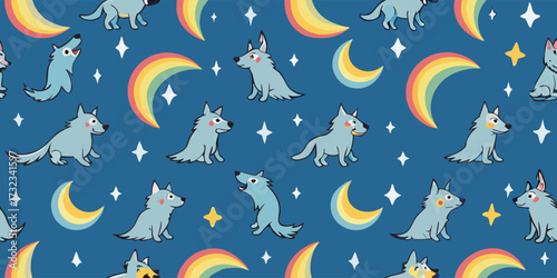Miscellaneous seamless pattern for kids and adult