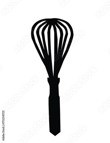 whisk isolated on white background