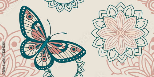 Miscellaneous seamless pattern for kids and adult