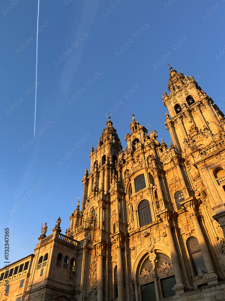 Fototapeta premium Golden Hour en Santiago