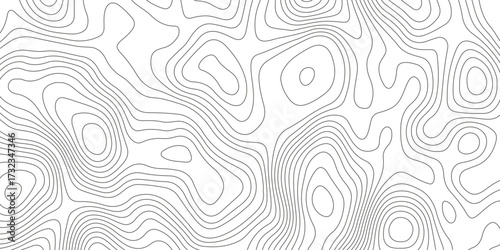 Topographic map background with geographic grid for hiking and mountain sport. luxury topographic wavy pattern and geographic grid map design. paper texture Imitation of a geographical map shade.