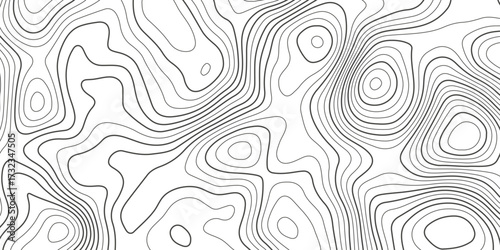 Topographic map background with geographic grid for hiking and mountain sport. luxury topographic wavy pattern and geographic grid map design. paper texture Imitation of a geographical map shade.