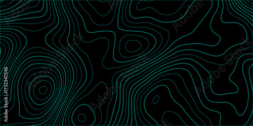 Topographic map background with geographic grid for hiking and mountain sport. luxury topographic wavy pattern and geographic grid map design. paper texture Imitation of a geographical map shade.