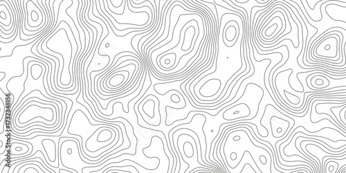 Topographic map background with geographic grid for hiking and mountain sport. luxury topographic wavy pattern and geographic grid map design. paper texture Imitation of a geographical map shade.