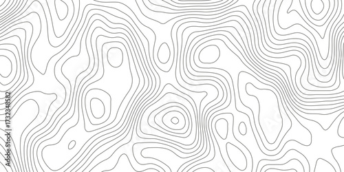 Topographic map background with geographic grid for hiking and mountain sport. luxury topographic wavy pattern and geographic grid map design. paper texture Imitation of a geographical map shade.