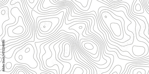 Topographic map background with geographic grid for hiking and mountain sport. luxury topographic wavy pattern and geographic grid map design. paper texture Imitation of a geographical map shade.
