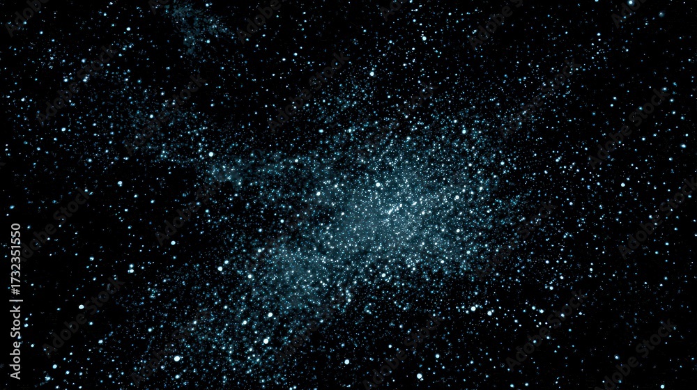 Obraz premium Starry Night Sky With Nebula