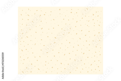 Light beige rice paper texture. Washi eggshell background with grains, speckles, flecks. Ecru recycled handmade craft material backdrop. Seamless pattern vector illustration.
