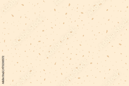 Light beige rice paper texture. Washi eggshell background with grains, speckles, and flecks. Ecru recycled handmade craft material backdrop. Natural abstract vector pattern.