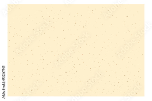 Ecru grain paper texture. Vintage light brown background with speckles. Natural rustic craft wallpaper for design. Grunge cardboard surface. Seamless repeating pattern vector.
