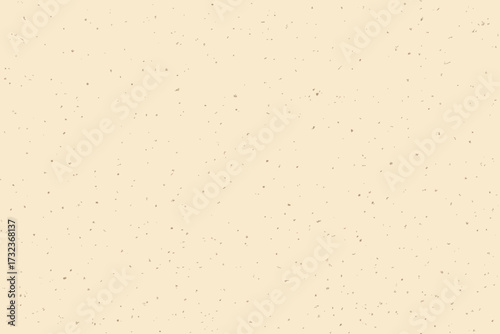 Light cream grain crumpled paper texture. Vintage ecru background with dots, speckles, and flecks. Natural craft repeating wallpaper. Abstract white grunge parchment surface.