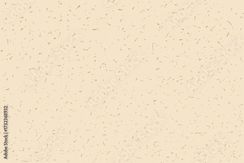 Seamless grain craft paper texture. Light ecru eggshell background. Vector vintage grunge surface backdrop. Recycled cardboard wallpaper pattern for design and decoration.