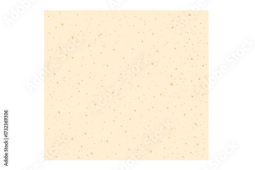 Light beige rice paper texture. Washi eggshell background with grains and speckles. Ecru recycled handmade craft material backdrop. Natural parchment paper vector illustration.