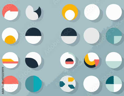 Circle Loading and Progress Bars Collection Set