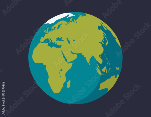 Earth globe model