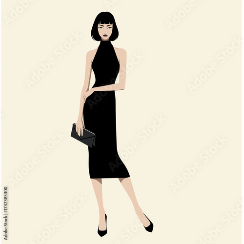 
a model