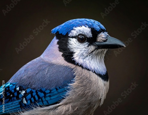 Wallpaper Mural Close-up portrait of a blue jay Torontodigital.ca