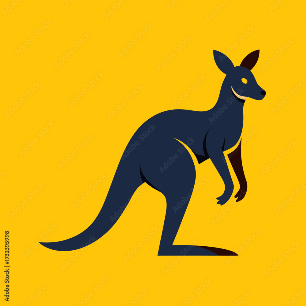 Fototapeta premium kangaroo vector